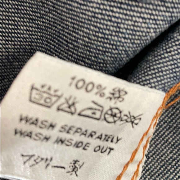 Andrew Mackenzie denim cropped black jacket Sz 38 - Picture 11 of 13